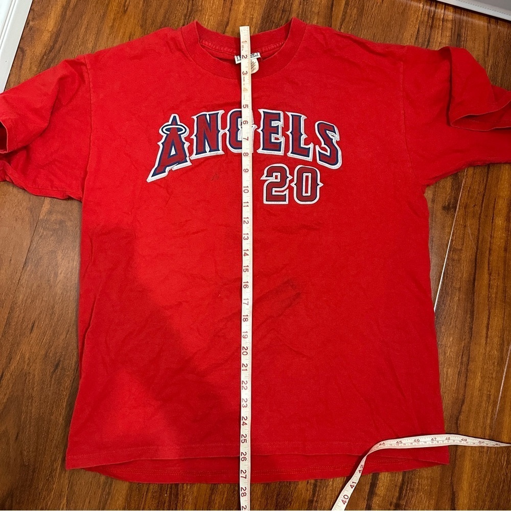 Brad Fullmer Anaheim Angels Vintage Lees Shirt Size Large - Picture 9 of 9